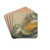 Study of a Recumbent Figure by Jacopo Bassano Drink Coasters - set of 4