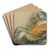 Study of a Recumbent Figure by Jacopo Bassano Art Drink Coaster set