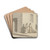 Linearperspectiven, anvendt paa Malerkunsten - Tavle VII,1 - Et mde p et gadehjrne by Christoffer Wilhelm Eckersberg Drink Coasters - set of 4 Linearperspectiven, anvendt paa Malerkunsten - Tavle VII,1 - Et mde p et gadehjrne by Christoffer Wilhelm Eckersberg Drink Coasters - set of 4