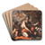 Flora by Sebastiano Ricci Art Drink Coaster set