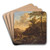 Scene of the Roman Campagna by Jan Both Art Drink Coaster set Scene of the Roman Campagna by Jan Both Art Drink Coaster set