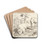 To svin i en svinesti by Karel Dujardin Drink Coasters - set of 4