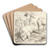 To svin i en svinesti by Karel Dujardin Art Drink Coaster set