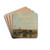 Meadow with Cows by the Water by Willem Maris Drink Coasters - set of 4 Meadow with Cows by the Water by Willem Maris Drink Coasters - set of 4