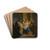 The Holy Family With Saint Francesco Di Paola And A Franciscan Saint by Francesco Lorenzi Drink Coasters - set of 4