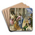 Christ Healing the Blind by El Greco (Domenikos Theotokopoulos) Art Drink Coaster set