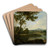 Landscape In Italy by Richard Wilson Art Drink Coaster set