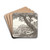 Landskab med to seldrivere by Karel Dujardin Drink Coasters - set of 4