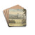 Landscape with Pasture Gate by Edward Francis Burney Drink Coasters - set of 4 Landscape with Pasture Gate by Edward Francis Burney Drink Coasters - set of 4
