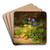 Kleines Blumenstck (Alpenblumen) by Josef Lauer Art Drink Coaster set
