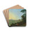 Lake Nemi and Genzano from the Terrace of the Capuchin Monastery by Richard Wilson Drink Coasters - set of 4 Lake Nemi and Genzano from the Terrace of the Capuchin Monastery by Richard Wilson Drink Coasters - set of 4