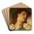 Sleeping Girl by Sebastian Luz Art Drink Coaster set Sleeping Girl by Sebastian Luz Art Drink Coaster set