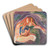 Vampyr by Edvard Munch Art Drink Coaster set