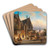 Hollndische Marktansicht by Elias Pieter van Bommel Art Drink Coaster set Hollndische Marktansicht by Elias Pieter van Bommel Art Drink Coaster set