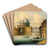 Venice, Capriccio by Johann Wilhelm Jankowsky Art Drink Coaster set