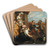 Achilles among the daughters of Lycomedes by Follower of Anthony van Dyck Art Drink Coaster set