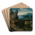 Landscape with the Flight into Egypt by Joachim Patinir  Art Drink Coaster set