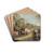 Soldiers on the March by Jean-Antoine Watteau Drink Coasters - set of 4