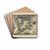 Sitzende und vier Badende I by Otto Mueller Drink Coasters - set of 4