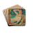 Awakening Faun by Magnus Enckell Drink Coasters - set of 4
