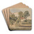 Landscape by Thomas Churchyard Art Drink Coaster set