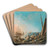 At the mouth of the River Tagus by Jean-Baptiste Pillement Art Drink Coaster set