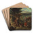 Erminia and the Shepherds by Eugne Delacroix Art Drink Coaster set