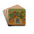 Bouquet de fleurs avec papillons by Louis Vivin Drink Coasters - set of 4