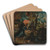 Temptation of Saint Anthony by Follower of Hieronymous Bosch Art Drink Coaster set