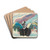 Fhn by Karl Wiener Drink Coasters - set of 4