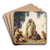 The Young Scribe by Frederick Arthur Bridgman Art Drink Coaster set