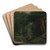 A Brook in the Forest by Gustave Courbet Art Drink Coaster set