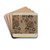 Glazed Chintz by Edith Miller Drink Coasters - set of 4