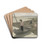 The Poor Fisherman by Pierre Puvis de Chavannes Drink Coasters - set of 4 The Poor Fisherman by Pierre Puvis de Chavannes Drink Coasters - set of 4