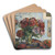 Still Life with Peonies by Paul Gauguin Art Drink Coaster set