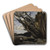 The Blast by Jean-Baptiste-Camille Corot Art Drink Coaster set