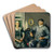 Mr. and Mrs. Phillip Wase by George Wesley Bellows Art Drink Coaster set