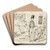 Karik., student na het examen by Pieter van Loon Art Drink Coaster set