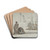 Winter landscape by Jacek Malczewski Drink Coasters - set of 4