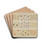 Printed Quilt Patches by Edith Magnette Drink Coasters - set of 4