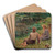 Children in a landscape by Emile Claus Art Drink Coaster set