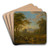 Raid by Jan van Huchtenburg Art Drink Coaster set