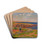 La baie de Merrien by Henry Moret Drink Coasters - set of 4 La baie de Merrien by Henry Moret Drink Coasters - set of 4
