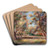 Les oliviers  Cagnes by Pierre-Auguste Renoir Art Drink Coaster set