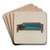 Settee by Alfred Walbeck Art Drink Coaster set Settee by Alfred Walbeck Art Drink Coaster set