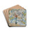 Birds Swooping Down and Arrows by Paul Klee Drink Coasters - set of 4