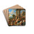 A sacrifice in Roman ruins by Gerard Hoet Drink Coasters - set of 4