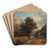 High Tor, Matlock, Derbyshire by Thomas Baker Art Drink Coaster set