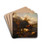 Landscape by Johann Heinrich Roos Drink Coasters - set of 4