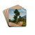 Italian Landscape by P. C. Skovgaard Drink Coasters - set of 4